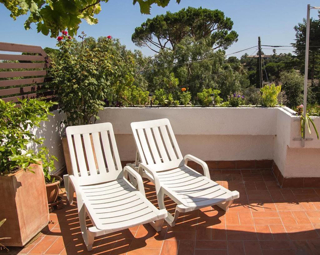 Casita Blanca Con Fibra Optica Y Piscina Cominutaria Villa Tossa de Mar Buitenkant foto