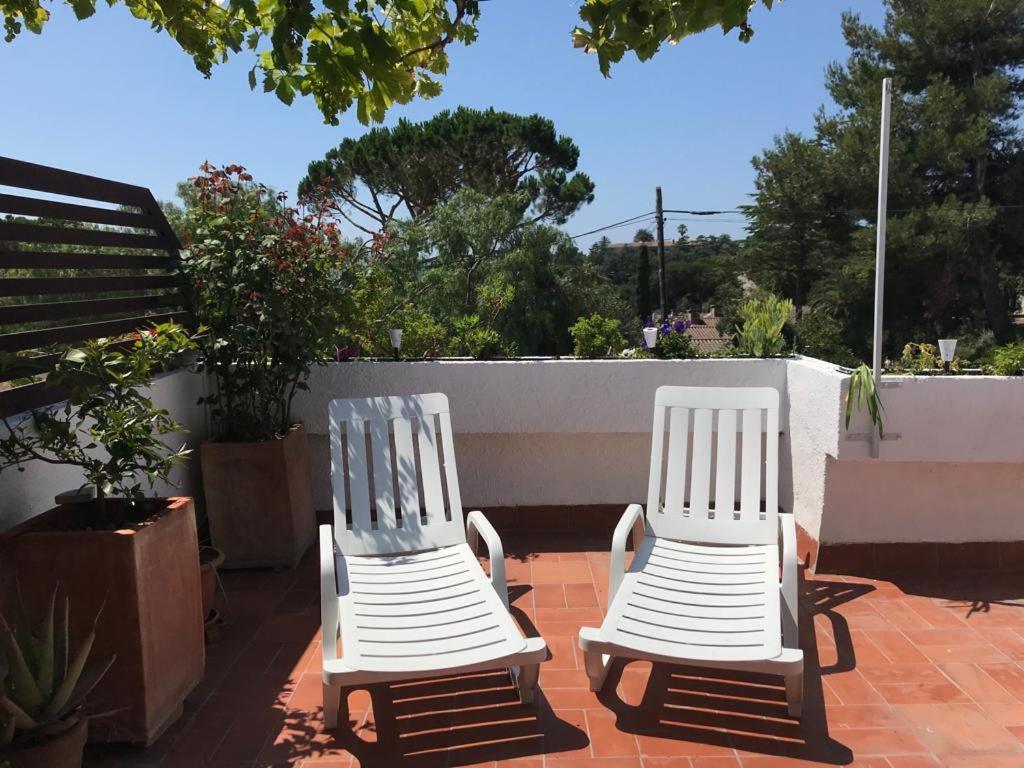 Casita Blanca Con Fibra Optica Y Piscina Cominutaria Villa Tossa de Mar Buitenkant foto